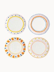 Assiettes à dessert en porcelaine Boavista, 4 élém., Porcelaine émaillée, Multicolore, Ø 22 cm