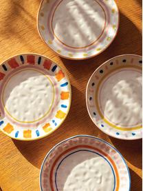 Ontbijtborden Boavista van porselein, set van 4, Geglazuurd porselein, Meerkleurig, Ø 22 cm