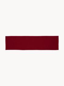 Runner Riva, 55% cotone, 45% poliestere

Il materiale utilizzato in questo prodotto è testato per le sostanze nocive e certificato secondo lo STANDARD 100 by OEKO-TEX® 14.HIN.40536 HOHENSTEIN HTTI, Rosso vino, Larg. 40 x Lung. 150 cm