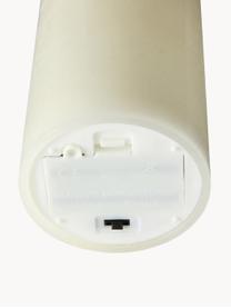 Candela a LED con funzione tremolante Bino, alt. 12 cm, Bianco crema, Ø 8 x Alt. 12 cm