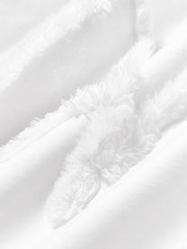 Baumwollperkal-Kopfkissenbezug Madeline mit getufteter Verzierung, Webart: Perkal Fadendichte 200 TC, Weiss, B 40 x L 80 cm