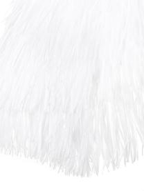Ombrellone bianco con frange Hawaii Ø200 cm, Bianco, Ø 200 x Alt. 210 cm