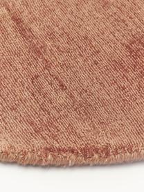 Tapis rond en viscose tissé main Jane, Nougat, Ø 200 cm (taille L)