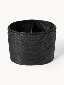 Kosz na pranie z pokrywką Lurdes, Rattan, Czarny, S 55 x G 35 cm