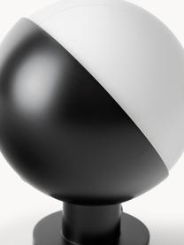 Mondgeblazen wandlamp VL Studio met stekker, Diffuser: opaalglas, mondgeblazen, Zwart, B 20 x H 15 cm