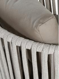 Fauteuil lounge de jardin avec assise rembourrée Sunderland, Taupe, taupe clair, larg. 73 x prof. 74 cm
