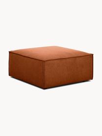 Voetenbank Lennon, Bekleding: polyester De slijtvaste b, Frame: massief grenenhout, FSC-g, Poten: kunststof De poten bevind, Geweven stof terracotta, B 88 x D 88 cm