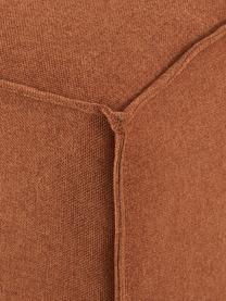 Sofa-Hocker Lennon, Bezug: Polyester Der hochwertige, Gestell: Massives Kiefernholz, Spe, Webstoff Terrakotta, B 88 x T 88 cm