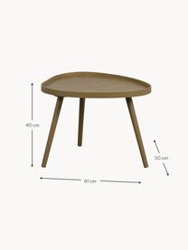 Dřevěný odkládací stolek v organickém tvaru Mae, Dřevo, Š 61 cm, V 40 cm
