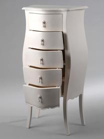 Cómoda Murano, Tablero: cajones, Blanco, An 55 x Al 110 cm