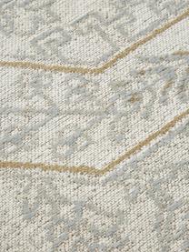 Ręcznie tkany dywan szenilowy w stylu vintage Magalie, 95% bawełna-szenil, 5% poliester, Beżowy i odcienie szarego, S 160 x D 230 cm (Rozmiar M)
