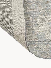 Ručne tkaný ženilkový koberec Magalie, 95% bavlna ženilka, 5% polyester, Svetlosivá, krémovobiela, Š 160 x D 230 cm (veľkosť M)