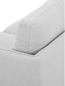 Canapé d'angle gris clair Ramira, Tissu gris clair