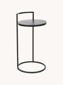 Table d'appoint ronde Circle, Noir, Ø 36 x haut. 66 cm