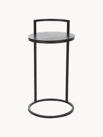 Table d'appoint ronde Circle, Noir, Ø 36 x haut. 66 cm