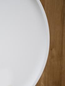Couchtisch Daisy in Weiß, Tischplatte: Mitteldichte Holzfaserpla, Beine: Gummibaumholz, lackiert, Weiß, Ø 80 cm