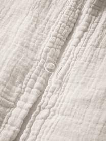 Musselin-Kopfkissenbezug Odile, Webart: Musselin Fadendichte 200 , Hellbeige, B 40 x L 80 cm