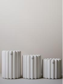 Portavaso Mist, alt. 19 cm, Ceramica, Bianco opaco, Ø 19 x Alt. 19 cm
