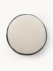 Coussin rond velours blanc ivoire/noir Dax, 100 % velours de polyester

Le matériau est certifié STANDARD 100 OEKO-TEX®, 21.HCN.72514, HOHENSTEIN HTTI, Beige, Ø 40 cm