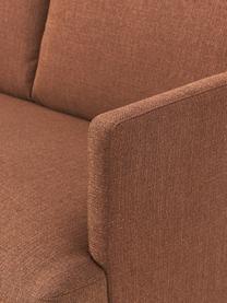 Ecksofa Fluente, Bezug: 100% Polyester 35.000 Sch, Gestell: Massives Kiefernholz, Webstoff Nougat, B 221 x T 200 cm, Eckteil rechts