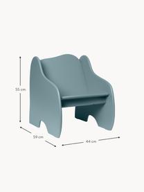 Fauteuil pour enfant en bois Slope, MDF laqué

Ce produit est fabriqué à partir de bois certifié FSC® issu d'une exploitation durable, Gris-bleu, larg. 44 x prof. 59 cm