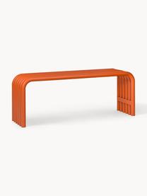 Metall-Sitzbank Nokk, Stahl, pulverbeschichtet, Orange, B 114 x T 32 cm