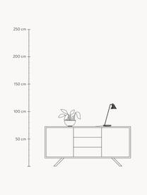 Stmívatelná LED lampa na psací stůl NJP, Černá, Š 16 cm, V 42 cm