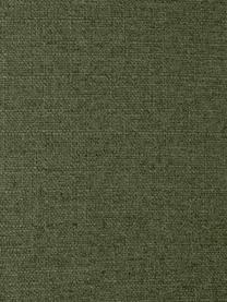 Sofa-Hocker Fluente mit Metall-Füßen, Bezug: 100% Polyester 40.000 Sch, Gestell: Massives Kiefernholz, FSC, Füße: Metall, pulverbeschichtet, Webstoff Dunkelgrün, B 62 x H 46 cm