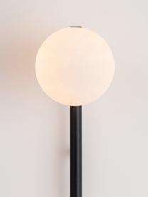 Nástěnné svítidlo se zástrčkou Bar, Černá, Š 12 cm, V 123 cm