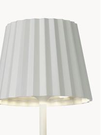 Lampada mobile da tavolo per esterni a LED  dimmerabile Trellia, Paralume: alluminio verniciato, Bianco, Ø 12 x Alt. 38 cm