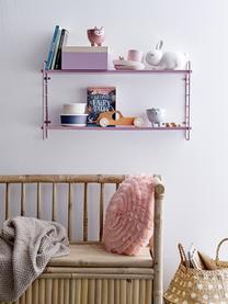 Estante de pared Kimi, Estantería: tablero de fibras de dens, Rosa, An 65 x Al 35 cm