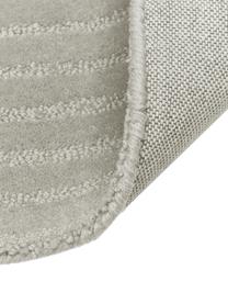 Wollteppich Mason, handgetuftet, Flor: 100 % Wolle, Hellgrau, B 160 x L 230 cm (Grösse M)