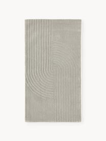 Tapis en laine tufté main Mason, Gris clair, larg. 160 x long. 230 cm (taille M)