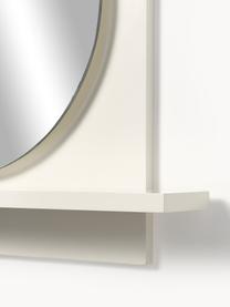 Nástěnné zrcadlo s policí Sorin, Bílá, Š 55 cm, V 79 cm