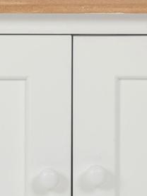 Mueble de TV Nora, Blanco, beige, An 150 x Al 50 cm