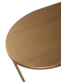 Kovový konzolový stolek Grayson, Potažený kov, Mosazná, Š 120 cm, V 76 cm