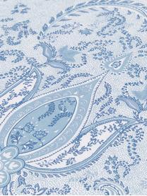 Pościel z satyny bawełnianej Grantham, Niebieski, 200 x 200 cm + 2 poduszki 80 x 80 cm