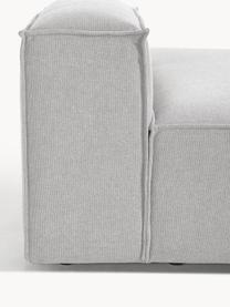 Chaise longue module Lennon, Bekleding: 100% polyester De slijtva, Frame: massief grenenhout, multi, Poten: kunststof Dit product is , Geweven stof grijs, B 150 x D 119 cm, rugleuning rechts