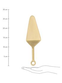 Goudkleurige taartschep Clark, Messing, Messing, 8 x 23 cm