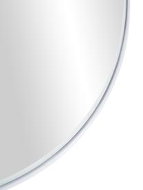 Runder Wandspiegel Ivy, Rahmen: Metall, pulverbeschichtet, Rückseite: Mitteldichte Holzfaserpla, Spiegelfläche: Spiegelglas, Weiß, Ø 100 x T 3 cm