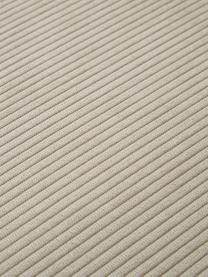 Modulares Ecksofa Lennon aus Cord, Bezug: Cord (92 % Polyester, 8 %, Gestell: Massives Kiefernholz, Spe, Cord Hellbeige, B 327 x T 180 cm, Eckteil links