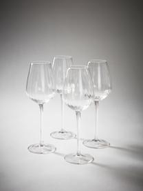 Copas de vino blanco Akia, 4 uds., Vidrio, Transparente, Ø 8 x Al 24 cm