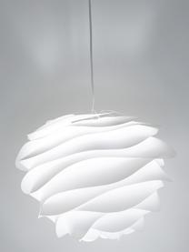 Lampada a sospensione Carmina, Paralume: polipropilene, Baldacchino: plastica, Bianco, Ø 48 cm x Alt. 36 cm