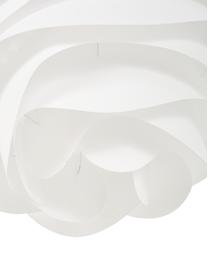 Pendelleuchte Carmina, Bausatz, Lampenschirm: Polypropylen, Baldachin: Kunststoff, Weiß, Ø 48 x H 36 cm