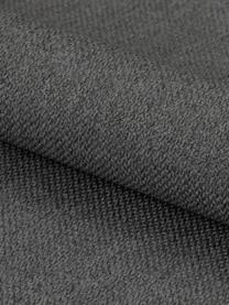 Draaibare armstoel Naya, Bekleding: polyester Met 25.000 schu, Frame: gepoedercoat metaal, Geweven stof antraciet, B 59 x D 59 cm