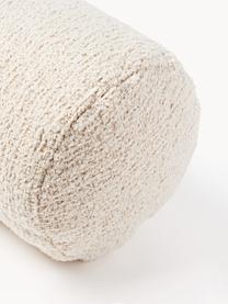 Bouclé podhlavník Sofia, Světle béžová, Ø 17 cm, D 68 cm