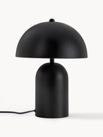 Lámpara de mesa pequeña Walter, Pantalla: metal, Negro mate, Ø 25 x Al 34 cm