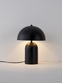 Malá stolní lampa v retro stylu Walter, Matná černá, Ø 25 cm, V 34 cm