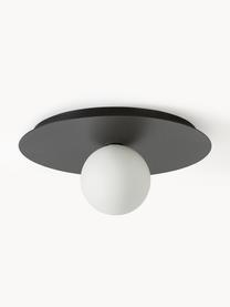 Kinkiet/lampa sufitowa Starling, Czarny, biały, Ø 33 x G 14 cm