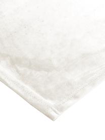 Fluwelen placemats Simone, 2 stuks, 100% polyester fluweel, Wit, 35 x 45 cm